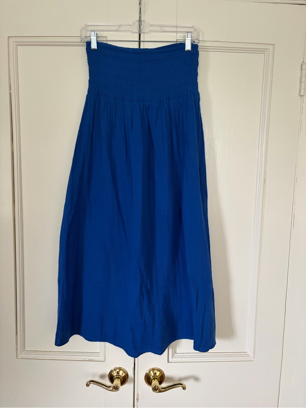 Old Navy Strapless Smocked Waist Maxi Skirt - Royal Blue